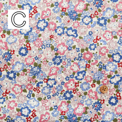 Cotton Broad Fabric - Flower - nomura tailor