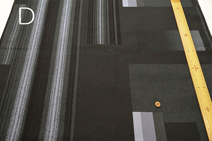 C/L Muslin Print Fabric Air Tumbler Finish - Random Panel - nomura tailor