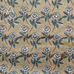 Cotton Shirt Cord Print Fabric - Discharge Printing - Ethnic - nomura tailor