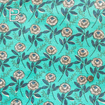 Cotton Shirt Cord Print Fabric - Discharge Printing - Ethnic - nomura tailor