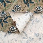 Cotton Shirt Cord Print Fabric - Discharge Printing - Ethnic - nomura tailor