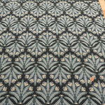 Discharge Printing Cotton Shirt Cord Print Fabric - Ethnic Flower - nomura tailor