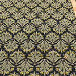 Discharge Printing Cotton Shirt Cord Print Fabric - Ethnic Flower - nomura tailor