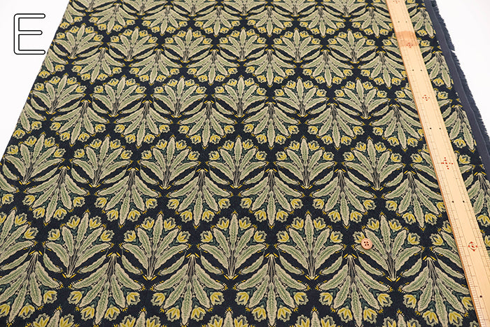 Discharge Printing Cotton Shirt Cord Print Fabric - Ethnic Flower - nomura tailor