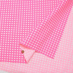 Cotton Oxford Printed Fabric - Fluorescent Check - nomura tailor