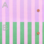 Cotton Oxford Printed Fabric - Color Stripes - nomura tailor