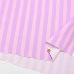 Cotton Oxford Printed Fabric - Color Stripes - nomura tailor
