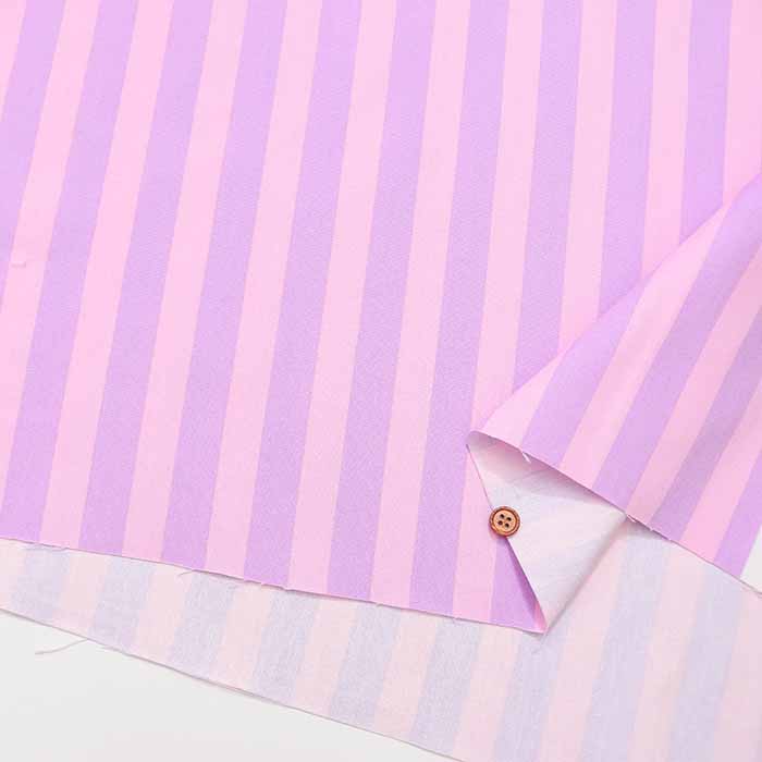 Cotton Oxford Printed Fabric - Color Stripes - nomura tailor
