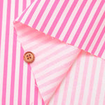 Cotton Oxford Printed Fabric - Fluorescent Stripe - nomura tailor