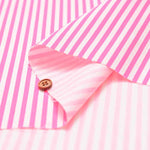 Cotton Oxford Printed Fabric - Fluorescent Stripe - nomura tailor