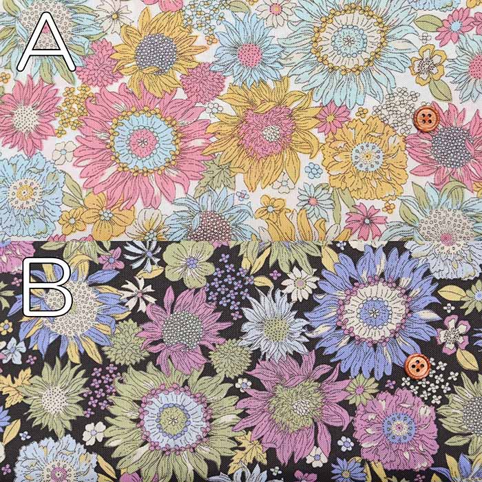 Water repellent Nylon Oxford Fabric - Flower - nomura tailor