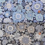 Water repellent Nylon Oxford Fabric - Flower - nomura tailor