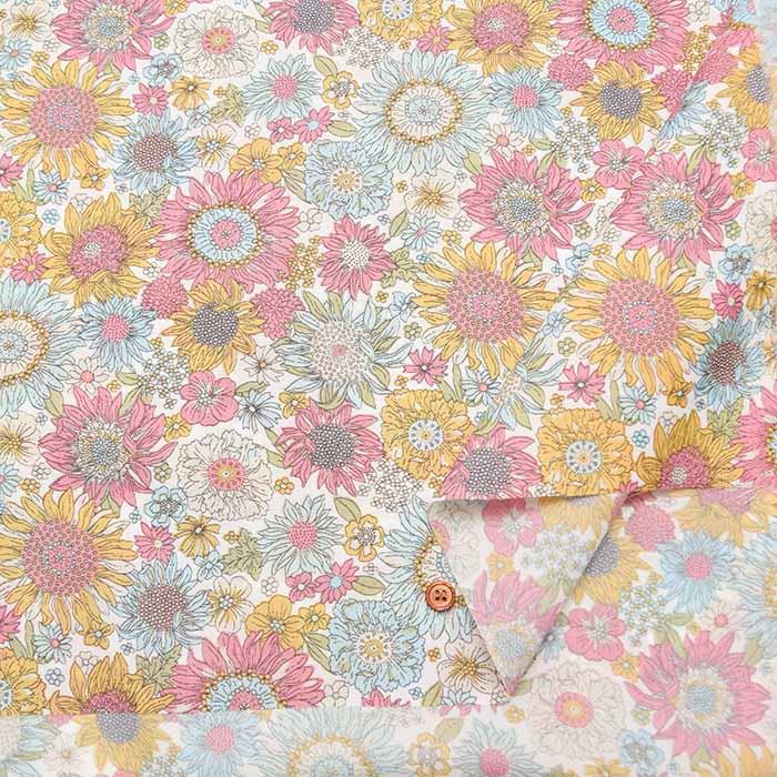Water repellent Nylon Oxford Fabric - Flower - nomura tailor