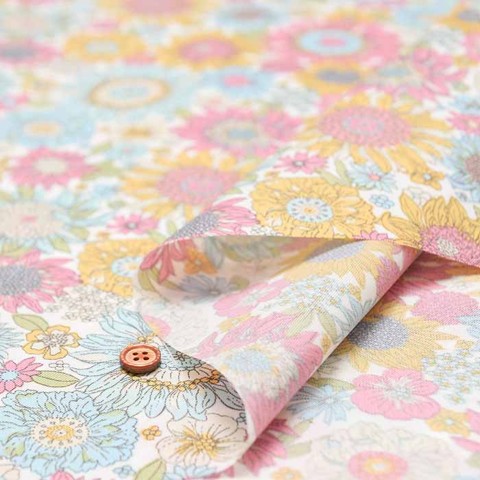 Water repellent Nylon Oxford Fabric - Flower - nomura tailor