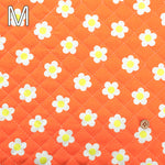 Cotton Oxford Quilted Fabric - Petit Flower <Full Needle>