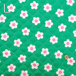 Cotton Oxford Quilted Fabric - Petit Flower <Full Needle>