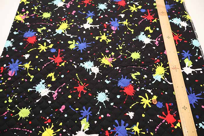 Cotton Oxford Quilted Fabric - Splash(Full Needle) - nomura tailor