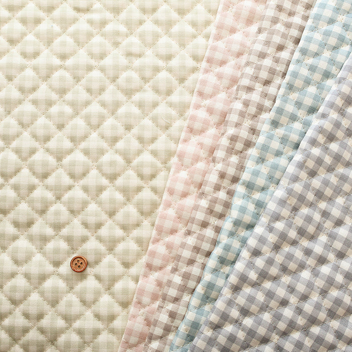 Cotton Gingham Quilt Fabric <Full Needle> - nomura tailor