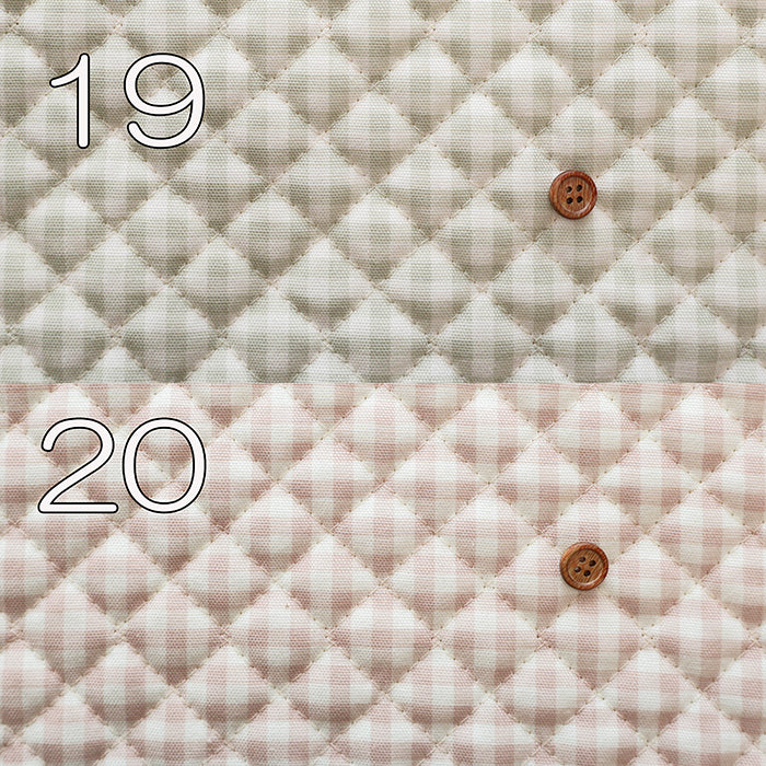 Cotton Gingham Quilt Fabric <Full Needle> - nomura tailor