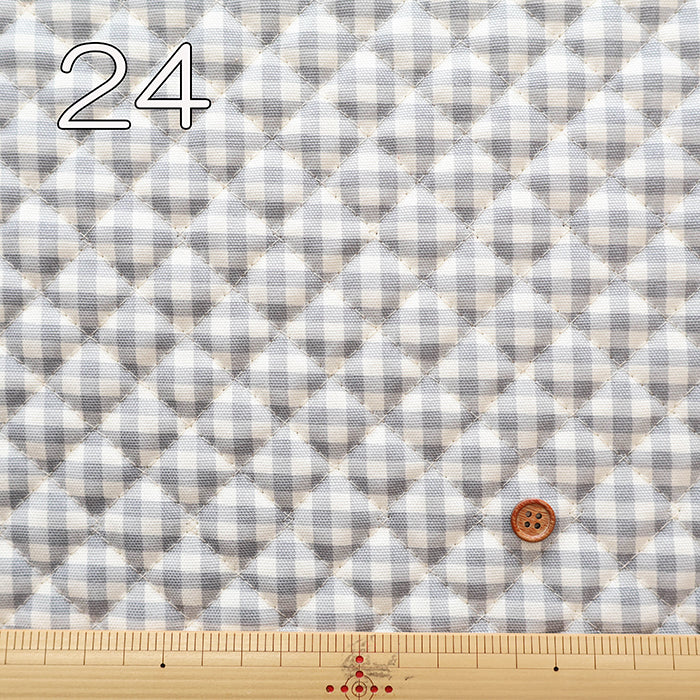 Cotton Gingham Quilt Fabric <Full Needle> - nomura tailor