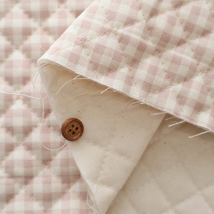 Cotton Gingham Quilt Fabric <Full Needle> - nomura tailor