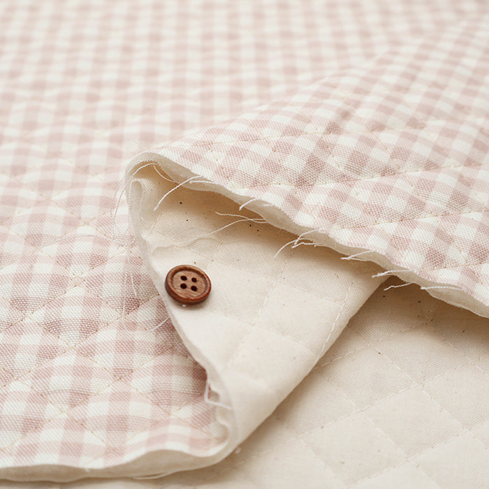 Cotton Gingham Quilt Fabric <Full Needle> - nomura tailor