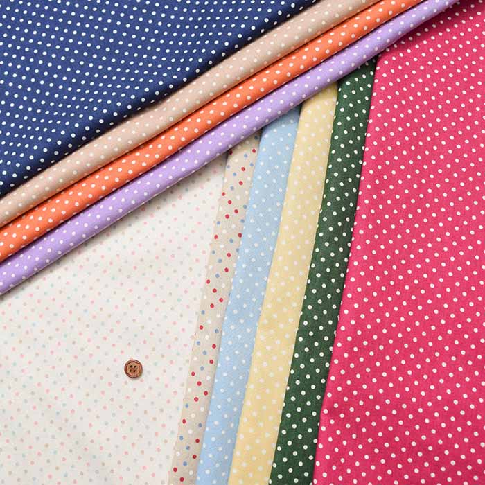 Cotton Scare Printed Fabric - Dot - nomura tailor