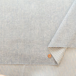 Cotton Oxford Fabric - Denim-style Reverse Stripe - nomura tailor