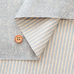 Cotton Oxford Fabric - Denim-style Reverse Stripe - nomura tailor