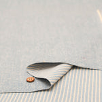 Cotton Oxford Fabric - Denim-style Reverse Stripe - nomura tailor