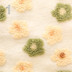 Made in China Polyester Fleece Jacquard Fabric - Flower - nomura tailor