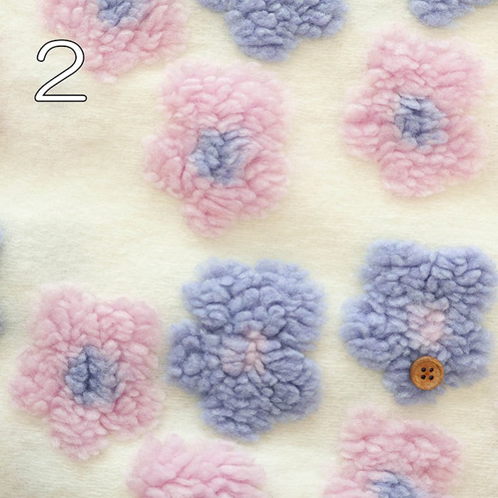 Made in China Polyester Fleece Jacquard Fabric - Flower - nomura tailor