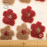 Made in China Polyester Fleece Jacquard Fabric - Flower - nomura tailor