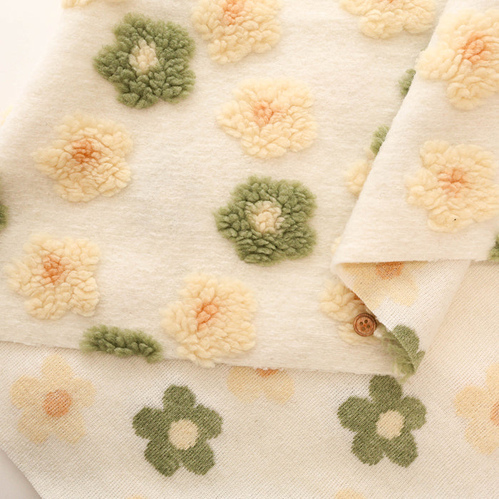 Made in China Polyester Fleece Jacquard Fabric - Flower - nomura tailor