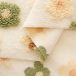 Made in China Polyester Fleece Jacquard Fabric - Flower - nomura tailor