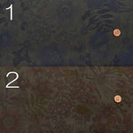 Cotton Broadcloth Print Fabric - Overdye Flower - nomura tailor