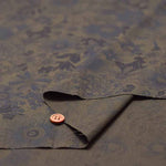 Cotton Broadcloth Print Fabric - Overdye Flower - nomura tailor