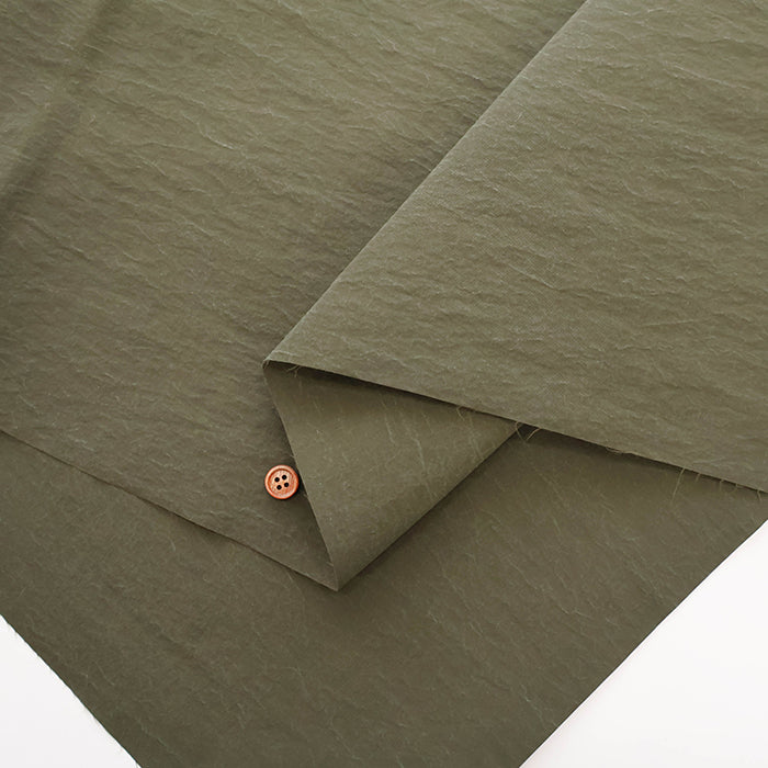 Water Repellent Recycled Nylon Taffeta Fabric - KONBU - nomura tailor