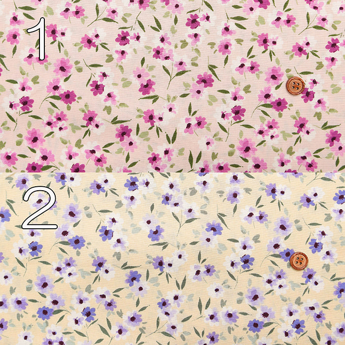 Cotton Broadcloth fabric - Alyssum - nomura tailor