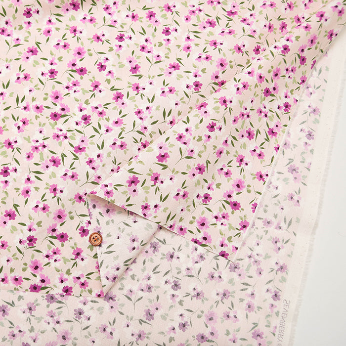 Cotton Broadcloth fabric - Alyssum - nomura tailor