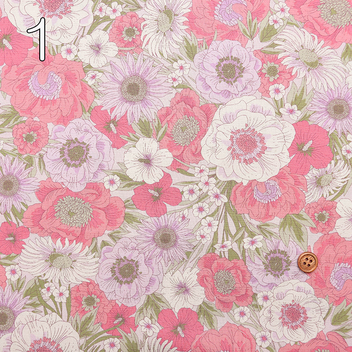 Cotton Broad fabric - Garden - nomura tailor