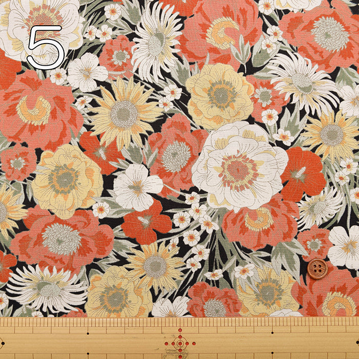Cotton Broad fabric - Garden - nomura tailor
