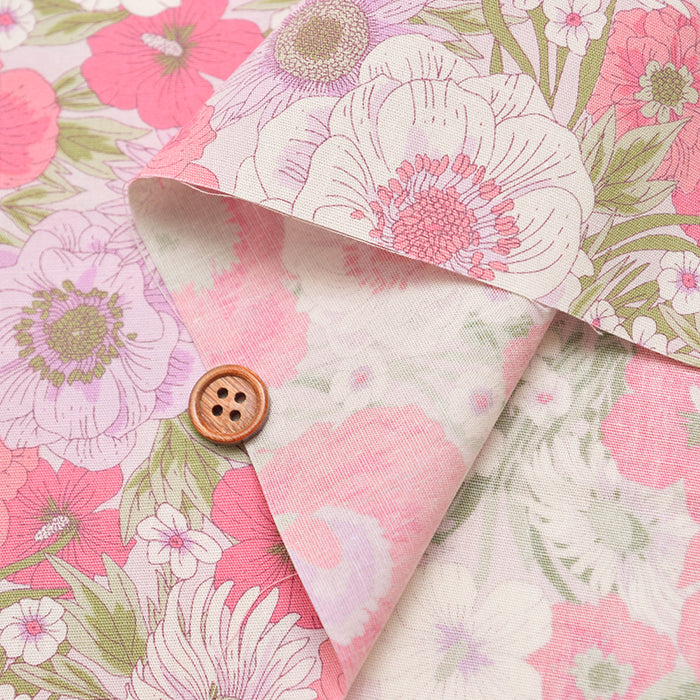 Cotton Broad fabric - Garden - nomura tailor