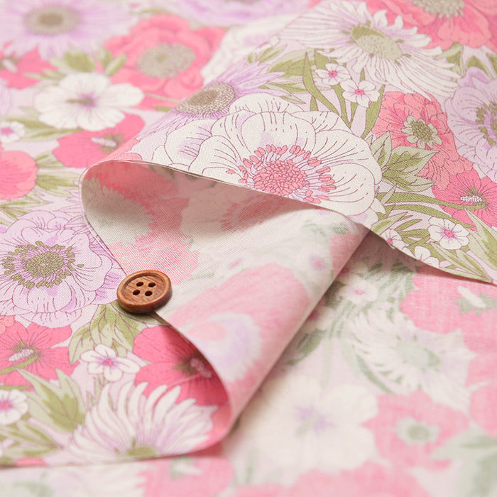 Cotton Broad fabric - Garden - nomura tailor