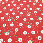 Cotton Scare Printed Fabric - Christmas - nomura tailor