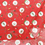 Cotton Scare Printed Fabric - Christmas - nomura tailor