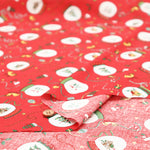 Cotton Scare Printed Fabric - Christmas - nomura tailor