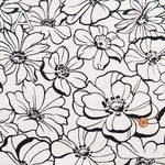 Cotton Oxford Printed Fabric - Rhinoflower - nomura tailor