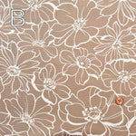 Cotton Oxford Printed Fabric - Rhinoflower - nomura tailor