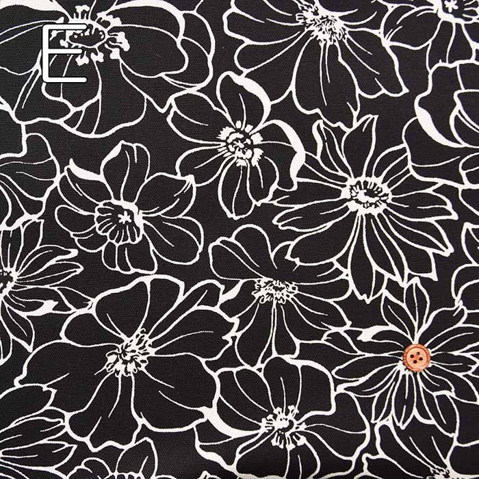Cotton Oxford Printed Fabric - Rhinoflower - nomura tailor